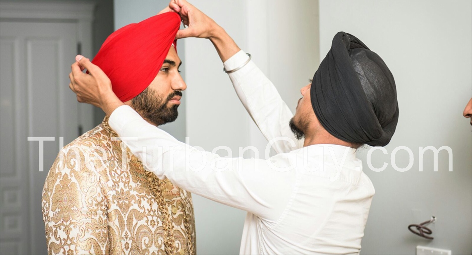 Turban Tying in Richmond, BC, Canada